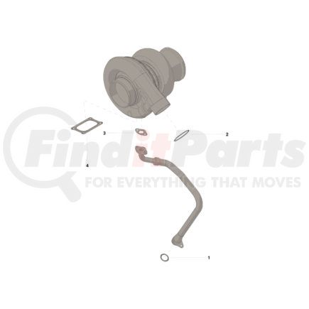 Cummins 4027625 GASKET,TURBOCHARGER