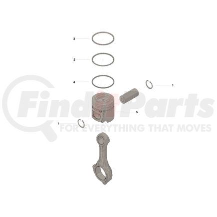 Cummins 4089950 Engine Piston