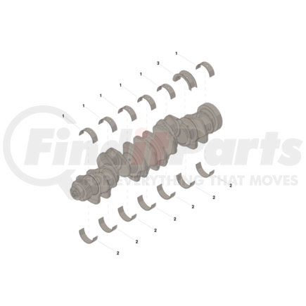 Cummins 4309347 Main Bearing Kit