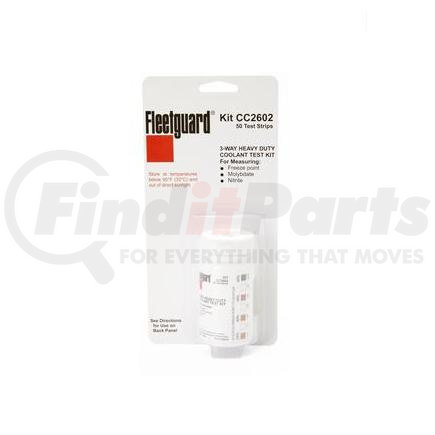 Fleetguard CC2602 Coolant Analysis