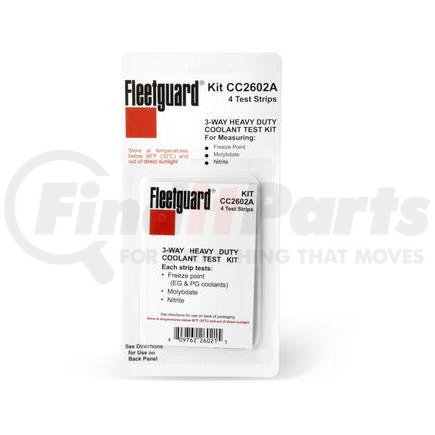 Fleetguard CC2602A Coolant Analysis