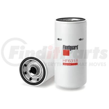 Fleetguard HF6318 Hydraulic Filter, Spin-On