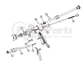 Binks 6-229 Spray Gun Repair Kit for 5PB39 and 4YP07