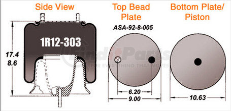 Continental AG 1R12-303 AIR SPRING