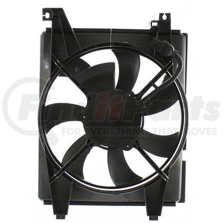 APDI RADS 6010204 A/C Condenser Fan Assembly APDI 6010204 fits 03-08 Hyundai Tiburon