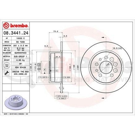 Brembo 08.3441.24