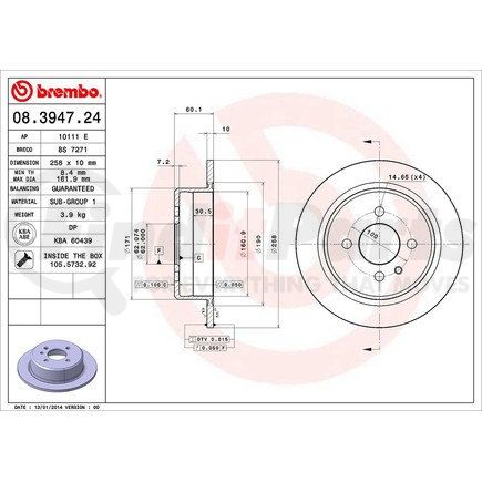 Brembo 08.3947.24
