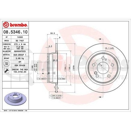 Brembo 08.5346.10