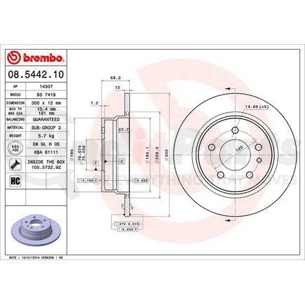 Brembo 08.5442.10