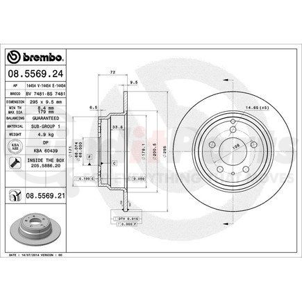 Brembo 08.5569.21