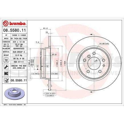 Brembo 08.5580.11