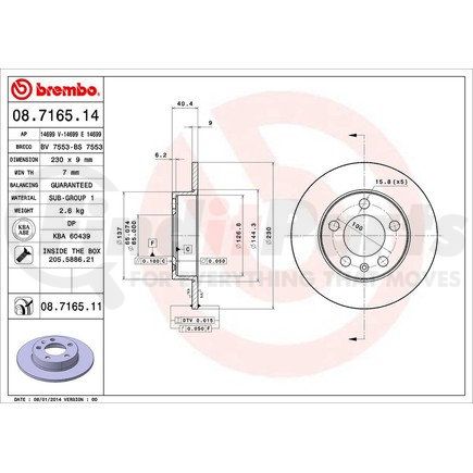 Brembo 08.7165.11
