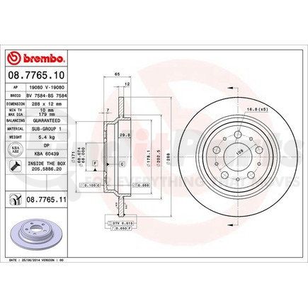 Brembo 08.7765.11