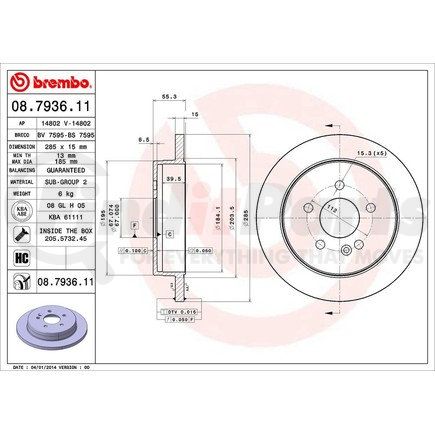 Brembo 08.7936.11