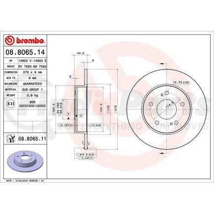 Brembo 08.8065.11
