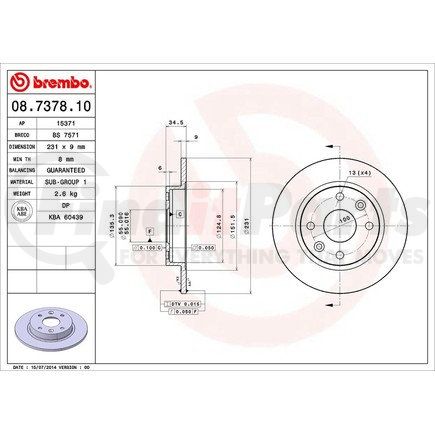 Brembo 08.7378.10