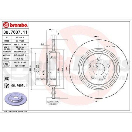 Brembo 08.7607.11