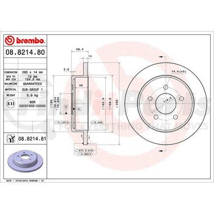 Brembo 08.8214.81