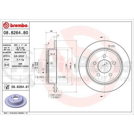 Brembo 08.8264.81