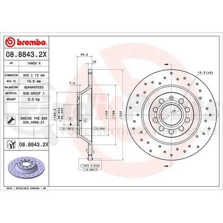 Brembo 08.8843.2X