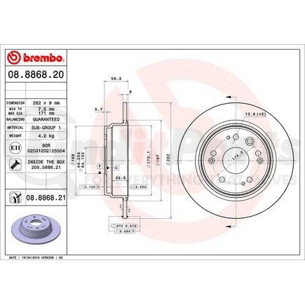 Brembo 08.8868.21