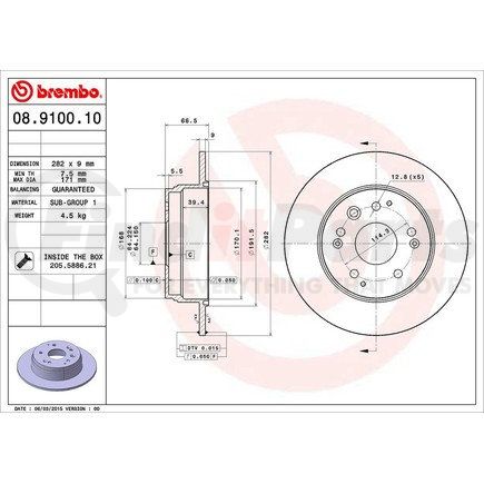 Brembo 08.9100.10