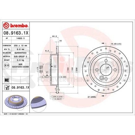 Brembo 08.9163.1X
