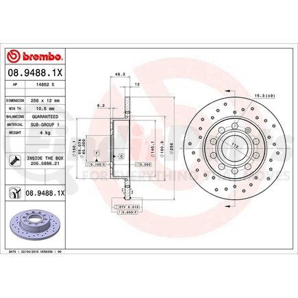 Brembo 08.9488.1X
