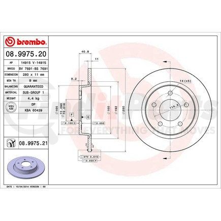 Brembo 08.9975.21