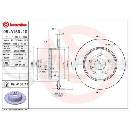 Brembo 08.A150.11