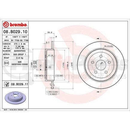 Brembo 08.B029.11