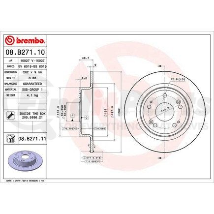 Brembo 08.B271.11