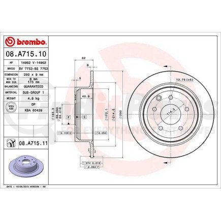 Brembo 08.A715.11
