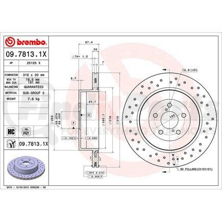 Brembo 09.7813.1X 