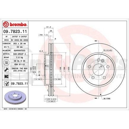 Brembo 09.7823.11