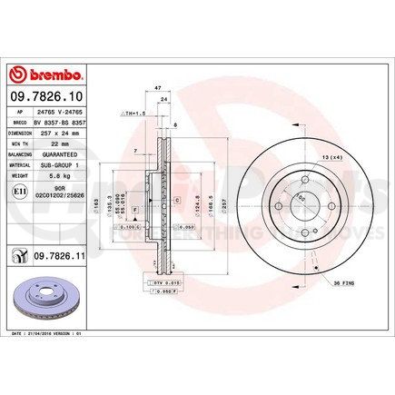 Brembo 09.7826.11
