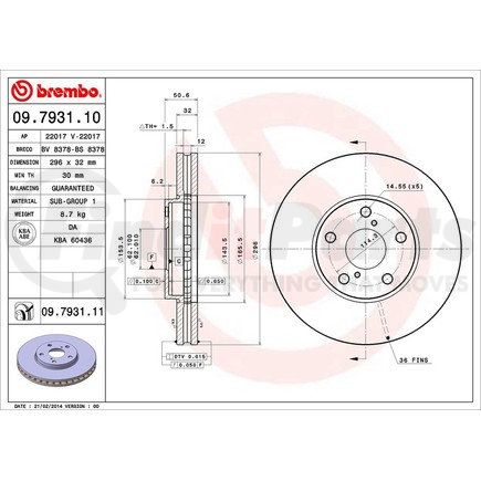 Brembo 09.7931.11