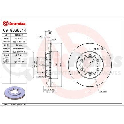 Brembo 09.8066.14