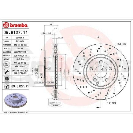 Brembo 09.8127.11