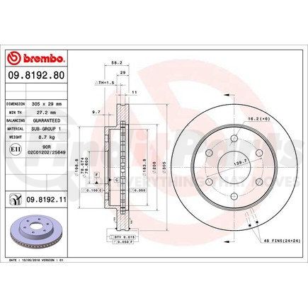 Brembo 09.8192.81