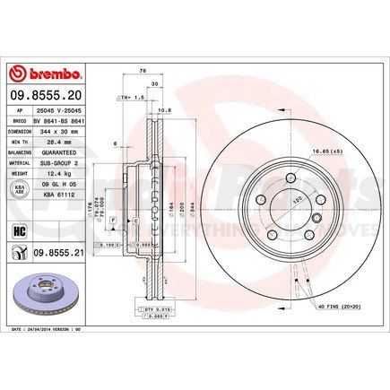Brembo 09.8555.21