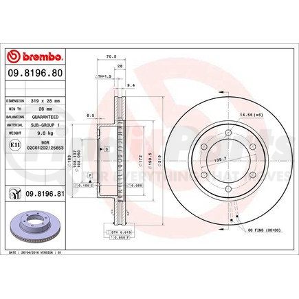 Brembo 09.8196.81