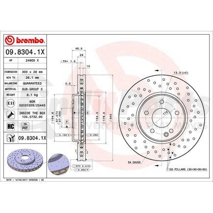 Brembo 09.8304.1X