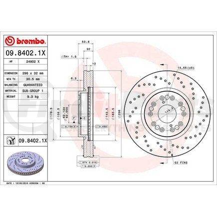 Brembo 09.8402.1X 