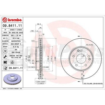 Brembo 09.8411.11