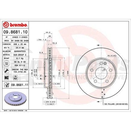 Brembo 09.8681.11