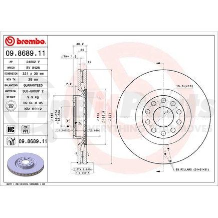 Brembo 09.8689.11