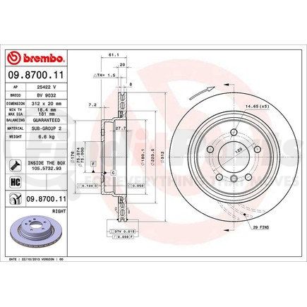 Brembo 09.8700.11