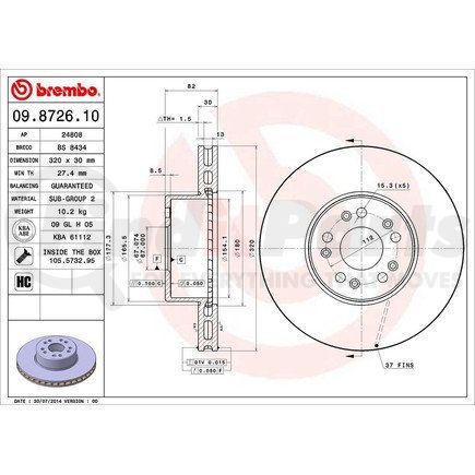 Brembo 09.8726.10