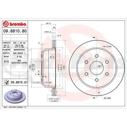 Brembo 09.8810.81